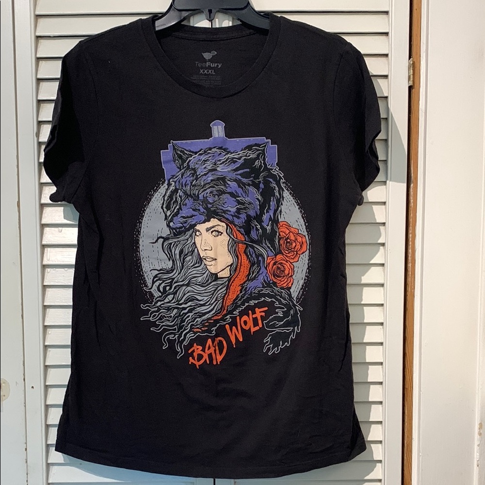 Bad Wolf Black Graphic Tee